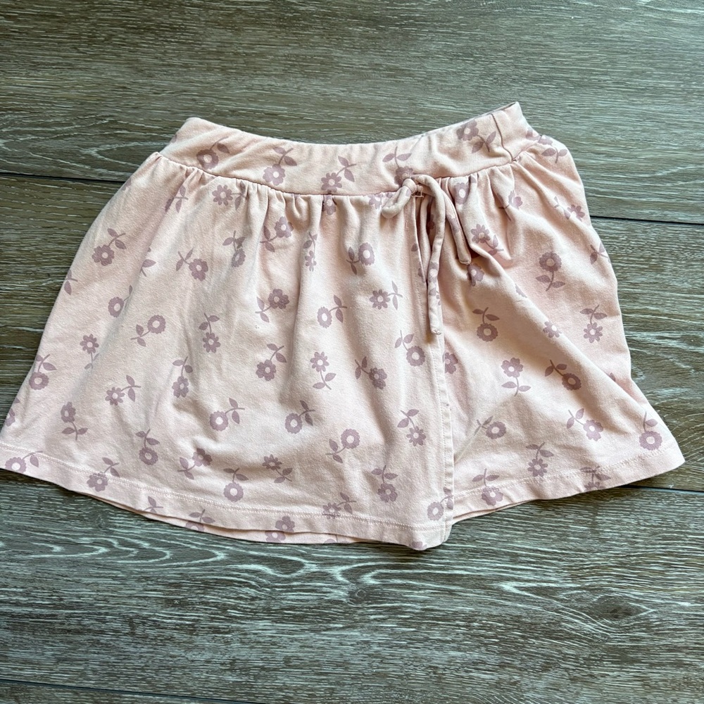 Hanna Andersson Pink Wrap Style Floral‎ Skort